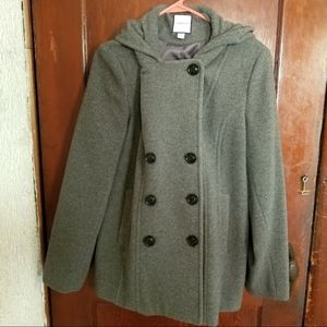Croft & Barrow Double Breasted Pea Coat
